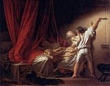 the lock by Jean-Honore Fragonard